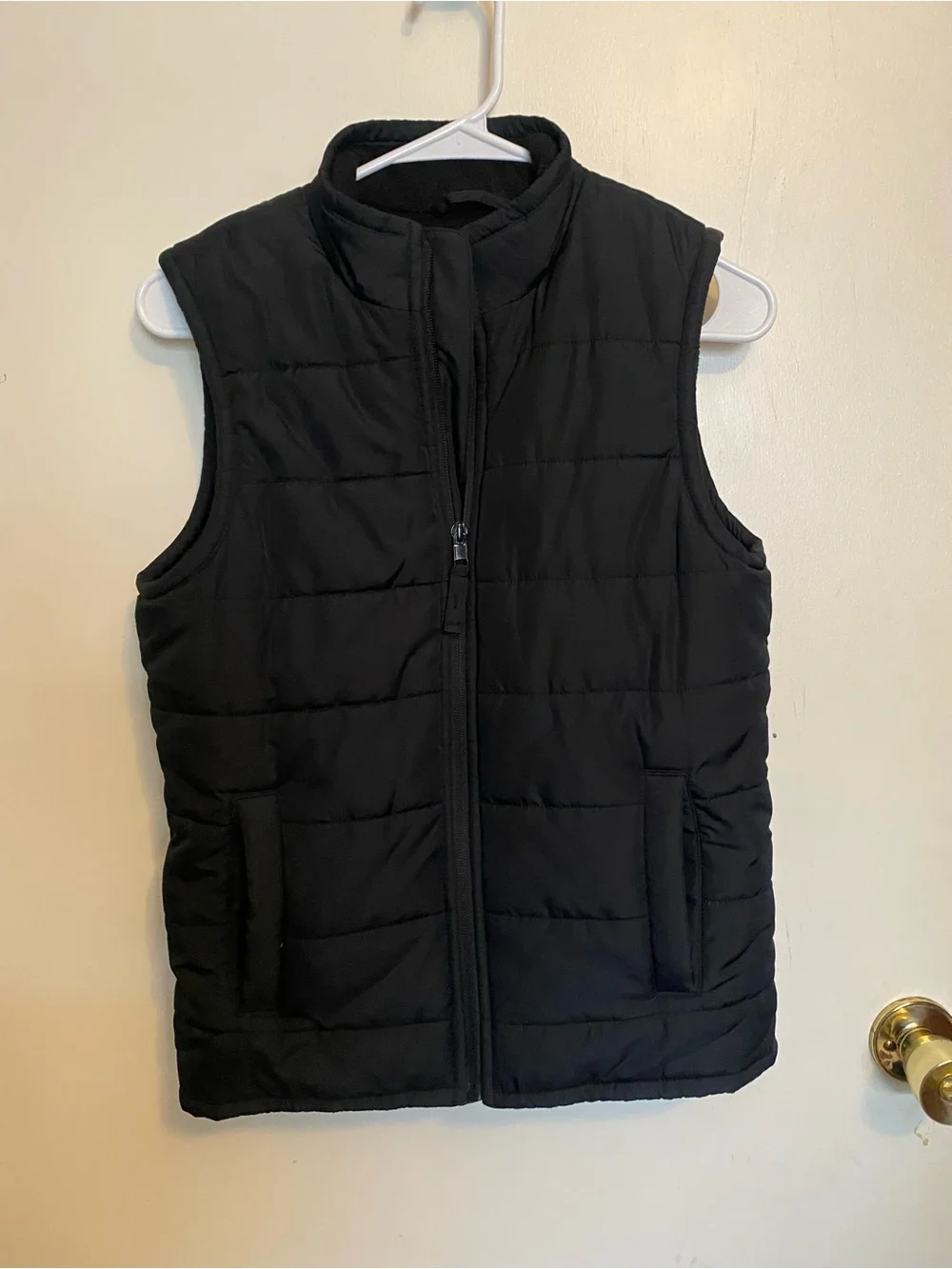 The Children's Place Black Quilted Puffer Vest